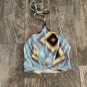Urban outfitters tie neck halter